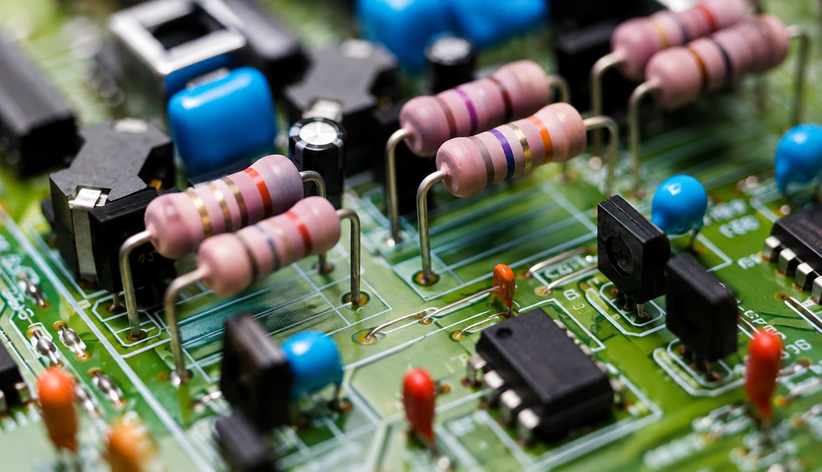 Placa electrónica de un televisor